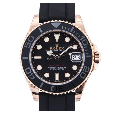 rolex yacht master rose gold 37